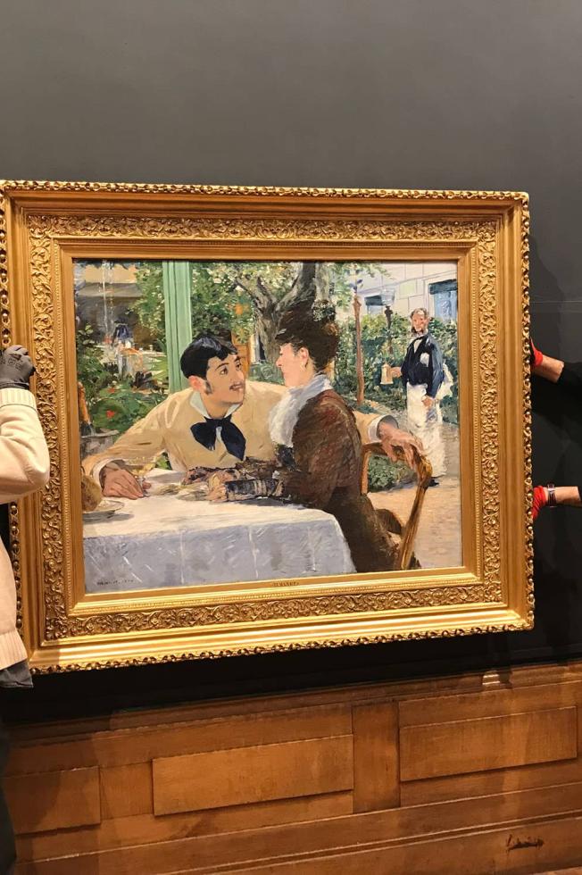 Accrochage Manet